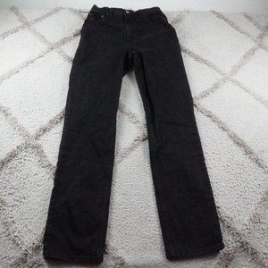 Abercrombie & Fitch 90s Straight Leg Jean Womens 27 XL Ultra High Rise Black